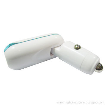 Foldable mini USB car charger, high working efficiency, over 98%, good charging performance
